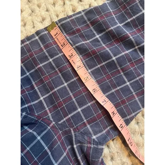 Rodd &amp; Gunn oxford  long sleeve button up blue and red  size xxl