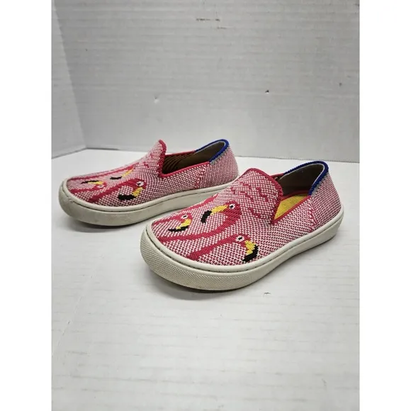 Rothy's Kids sneaker Size 10 Flamingo