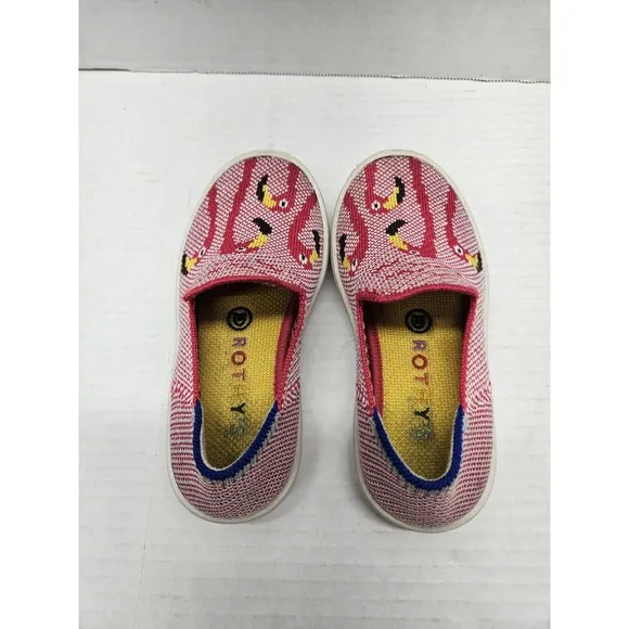 Rothy's Kids sneaker Size 10 Flamingo