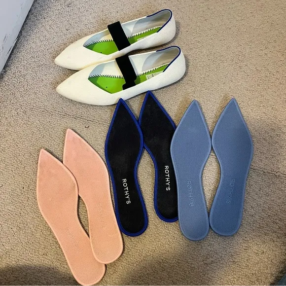 Rothy’s The Point Mary Jane in Love Bird | size 9
