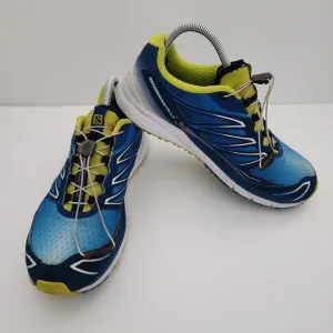 Salomon blue green Sense Mantra 3 Trail running‎ walking shoes mens size 8