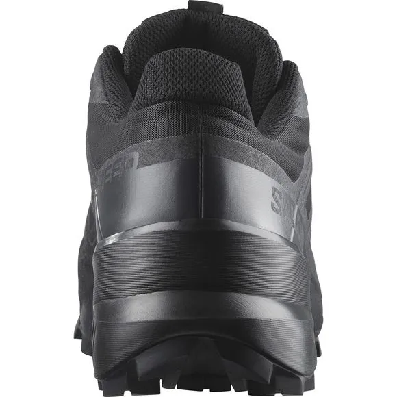 SALOMON MEN'S SPEEDCROSS TRAIL RUNNING SHOES FOR MEN, BLACK / BLACK / PHANT