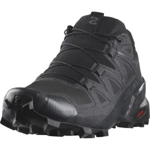 SALOMON MEN'S SPEEDCROSS TRAIL RUNNING SHOES FOR MEN, BLACK / BLACK / PHANT