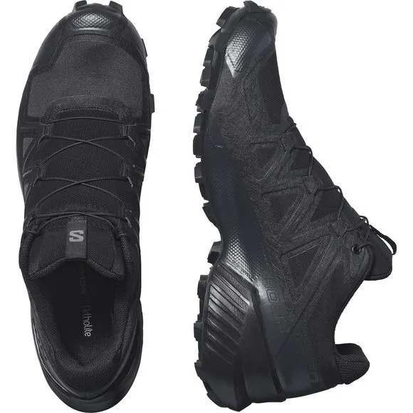 SALOMON MEN'S SPEEDCROSS TRAIL RUNNING SHOES FOR MEN, BLACK / BLACK / PHANT