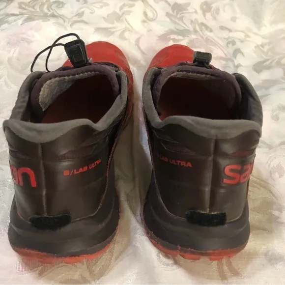 Salomon S Lab Ultra 402139 Red Maverick (Plum)  Running Shoes Sz 11.5