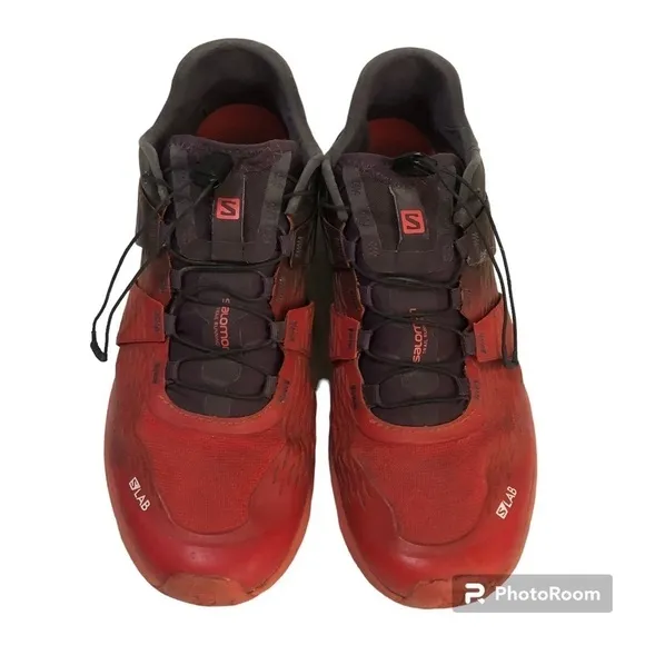 Salomon S Lab Ultra 402139 Red Maverick (Plum)  Running Shoes Sz 11.5