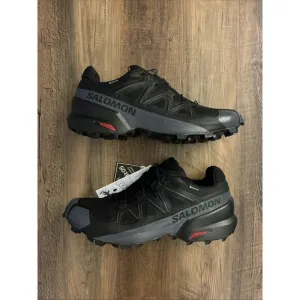Salomon Speedcross GTX Black Shade Trail Running Shoes Men Size 11.5 New
