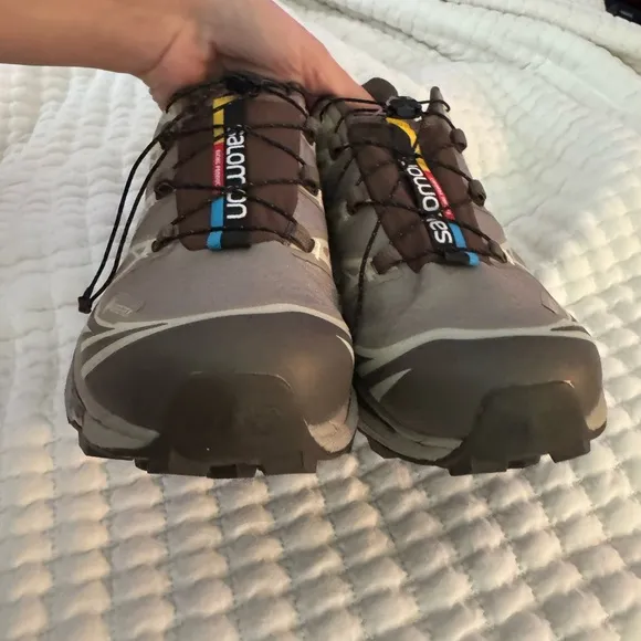 Salomon Vintage Khaki Trail Shoes xt-6 Gore-tex