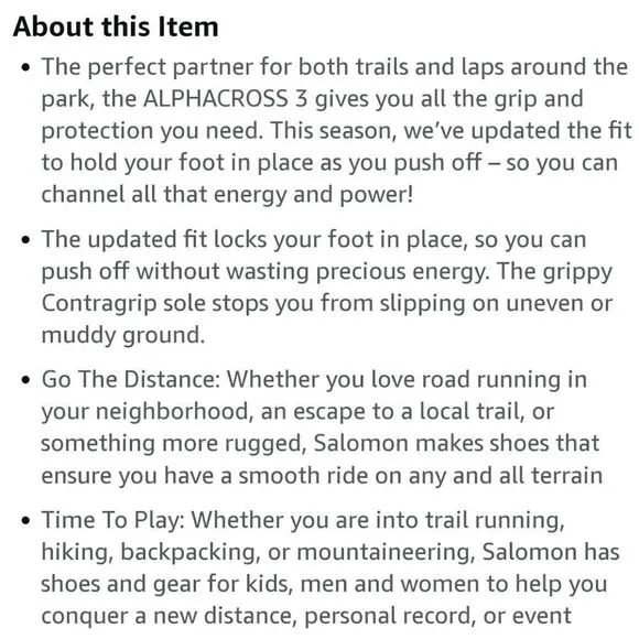 Salomon Women's Alphacross 3 Trail Running Shoes, eco