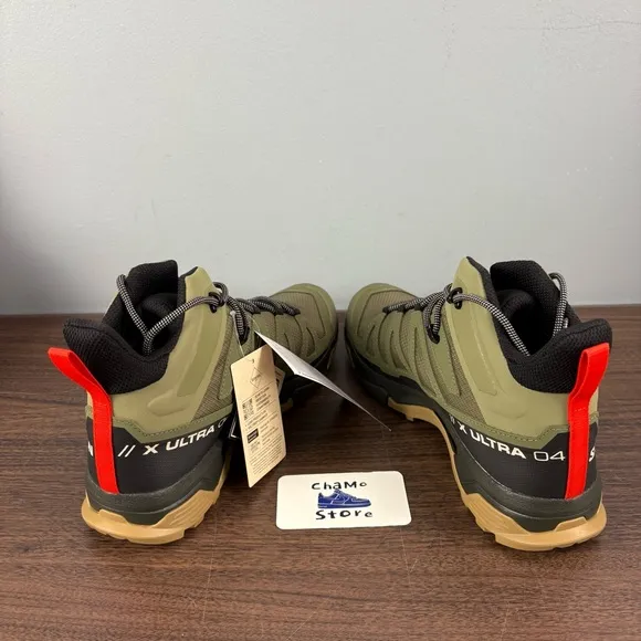 SALOMON X ULTRA 4 MID GTX TRAIL RUNNING HIKING SHOES GORETEX EUC Men SIZE 10