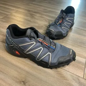 Salomon Blue Speedcross 4 Trail-Running Shoes Men 11.5