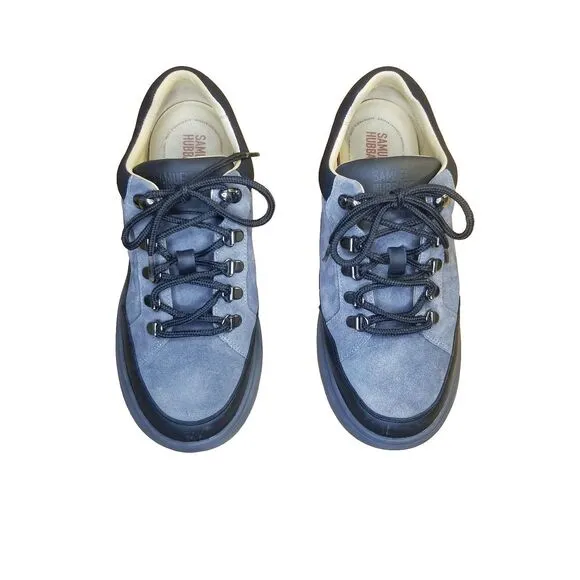 Samuel Hubbard Performance Walker Men's 8 Gray Suede Leather Shoes Sneaker M4810