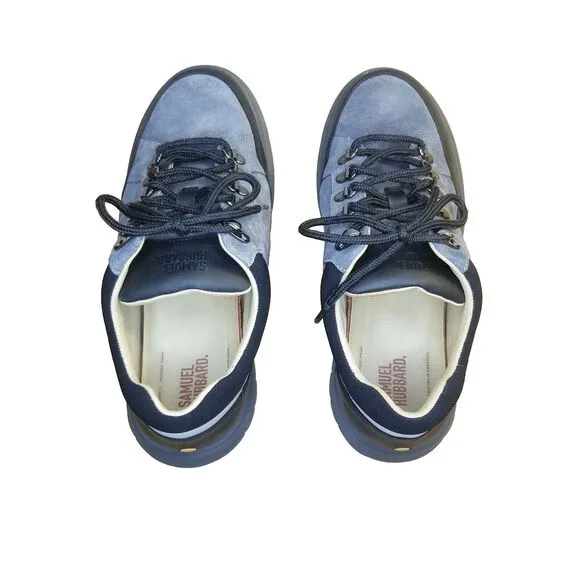 Samuel Hubbard Performance Walker Men's 8 Gray Suede Leather Shoes Sneaker M4810