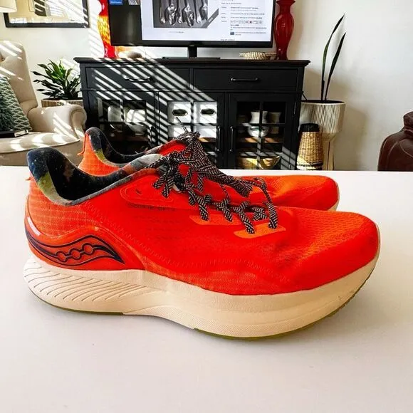 Saucony‎ Mens Endorphin Shift 2 Bright Orange Running Shoes Sneakers Size 12 US