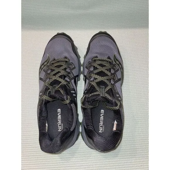 Saucony Peregrine 8 Everun Trail Running Shoes Men’s Size 14 S20424-1 Black