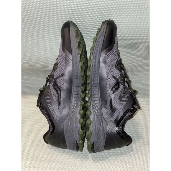 Saucony Peregrine 8 Everun Trail Running Shoes Men’s Size 14 S20424-1 Black