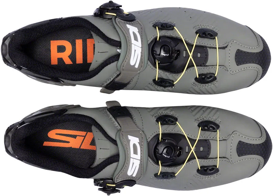 Sidi Drako 2S SRS Mountain Clipless Shoes - Men's, Military Yellow, 41