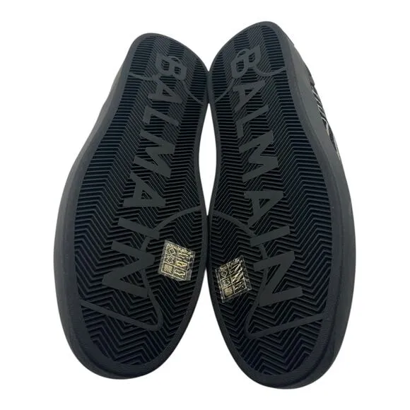 Size 13US - Balmain B-Court Monogram Men's Slip On Sneakers
