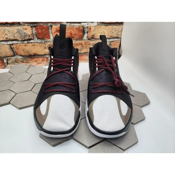 Size 14 - Jordan Zoom Separate Black Sky Gray 2022 Team Cement Bred Basketball
