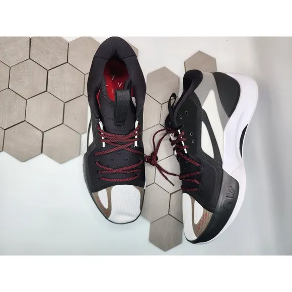 Size 14 - Jordan Zoom Separate Black Sky Gray 2022 Team Cement Bred Basketball