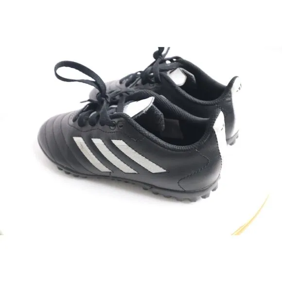 Size 2 Youth Adidas Goletto VIII Turf Shoes Black Kid's Stripe Adidas AGY5781