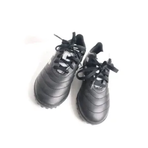 Size 2 Youth Adidas Goletto VIII Turf Shoes Black Kid's Stripe Adidas AGY5781