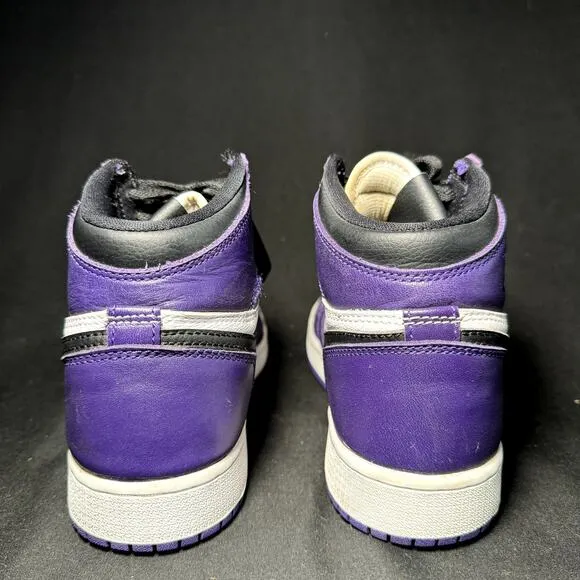Size 4.5 - Nike Air Jordan 1 Retro High OG GS Court Purple 2.0 Men's Shoes
