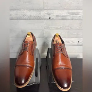 Stacy Adams Dickinson Brown Cap Toe Oxfords 11.5