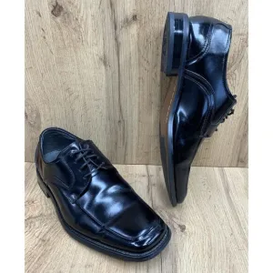 Stacy Adams Mens Derby Dress Shoes Lace Up Dress Black 2011-001 Size 9.5 W
