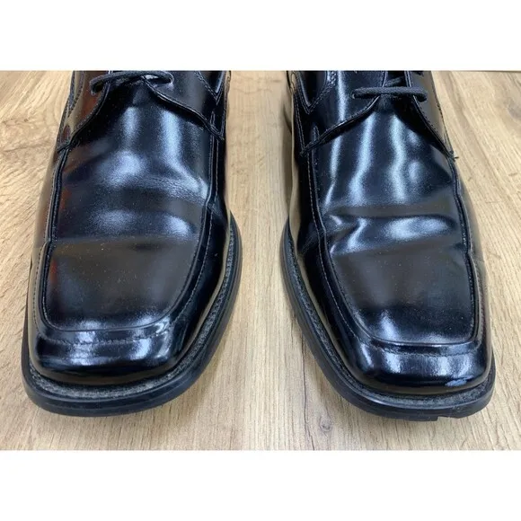 Stacy Adams Mens Derby Dress Shoes Lace Up Dress Black 2011-001 Size 9.5 W