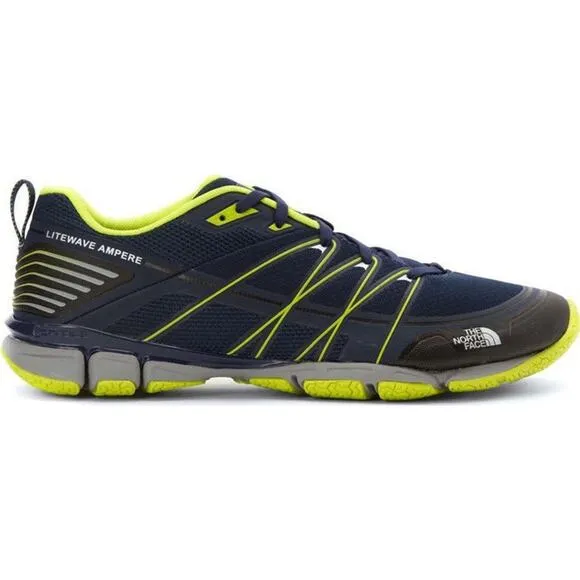 The North Face Litewave Ampere Trail Sneakers Cosmic Blue/ Lantern Green Size 11