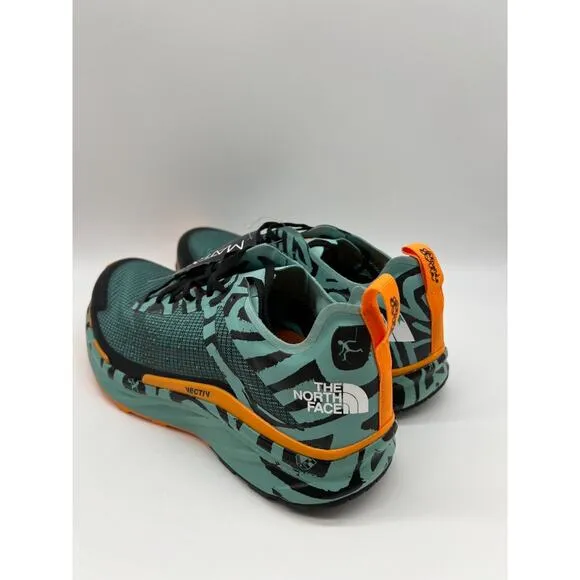 The North Face Men's VECTIV Enduris II x Elvira Trail Shoes Wasabi Orange 7.5🛒