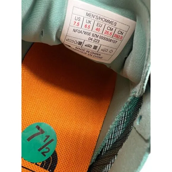 The North Face Men's VECTIV Enduris II x Elvira Trail Shoes Wasabi Orange 7.5🛒