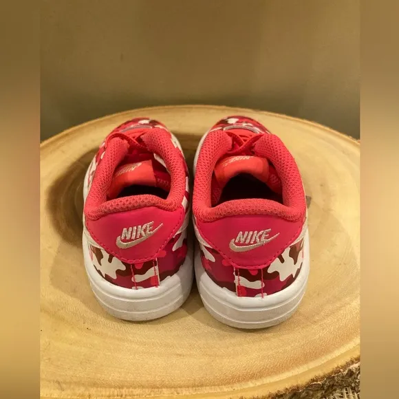 Toddler's Nike Court Borough Low Recraft Pink Camo CUSTOMIZED Sz-10C AQ3978-800