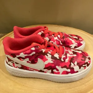 Toddler's Nike Court Borough Low Recraft Pink Camo CUSTOMIZED Sz-10C AQ3978-800