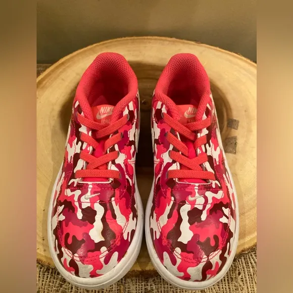 Toddler's Nike Court Borough Low Recraft Pink Camo CUSTOMIZED Sz-10C AQ3978-800