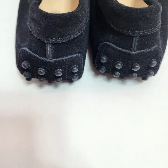 Tod's Gommino Driving Shoes Black Suede (XXW00G00010RE0B999) - EU 38.5 US 7.5