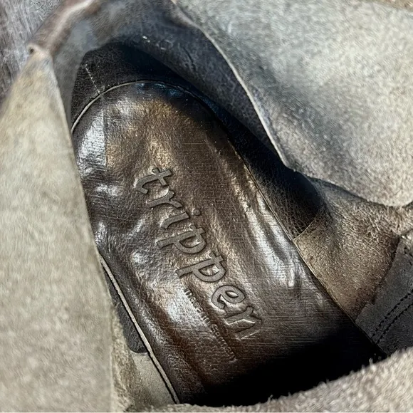 *TRIPPEN | &quot;ACE&quot; Ankle Boots in Taupe Nubuck Size 40/9