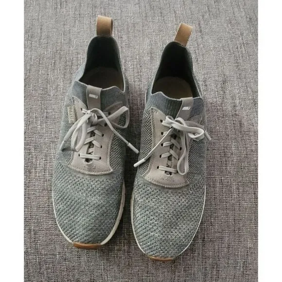 TRUE linkswear Men's All Day Knit II Goat‎ Gray Lightweight Golf Shoes Size 12 M