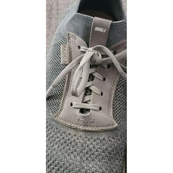 TRUE linkswear Men's All Day Knit II Goat‎ Gray Lightweight Golf Shoes Size 12 M