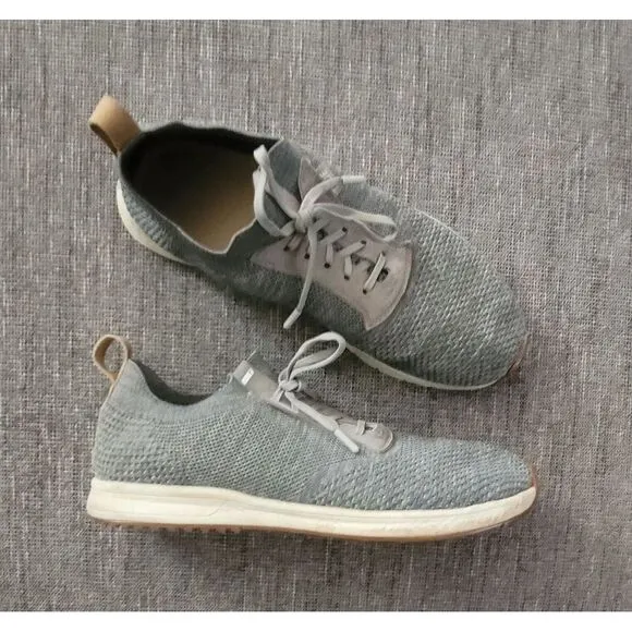 TRUE linkswear Men's All Day Knit II Goat‎ Gray Lightweight Golf Shoes Size 12 M