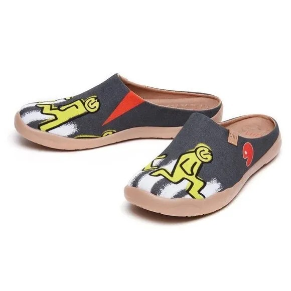 UIN Men's Slipper Comfort Mules Walking Casual Slip Ons Shoes (Abbey Road 2)