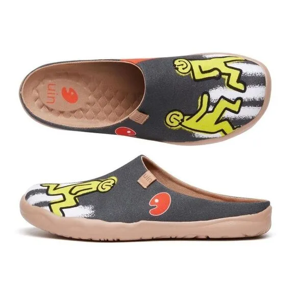 UIN Men's Slipper Comfort Mules Walking Casual Slip Ons Shoes (Abbey Road 2)