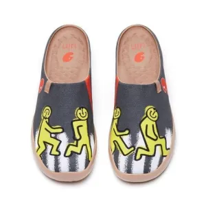 UIN Men's Slipper Comfort Mules Walking Casual Slip Ons Shoes (Abbey Road 2)