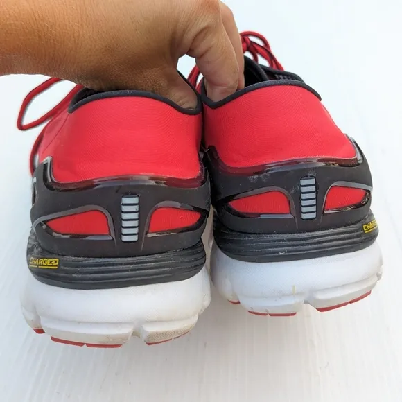 UNDER ARMOUR Charged Speedfoam Gemini men's red lace-up trail running shoes