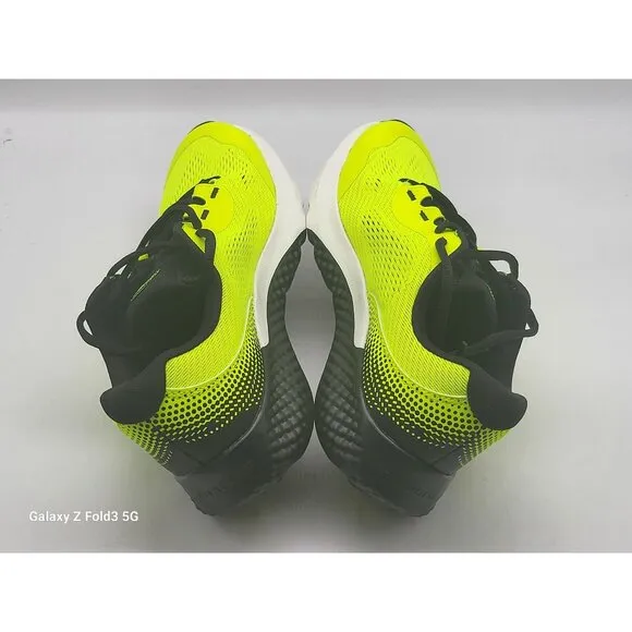 Under Armour Kids Charged Rogue 4 Running Shoes Neon Yellow &amp; Black Size 6Y
