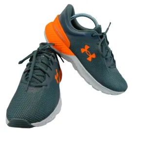 Under Armour Men's Charged Escape 4 Running Sneakers Grey/Orange Size 9.5