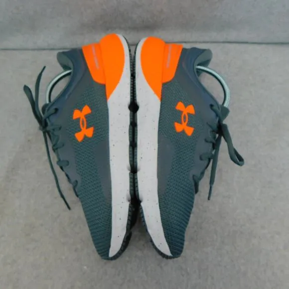 Under Armour Men's Charged Escape 4 Running Sneakers Grey/Orange Size 9.5