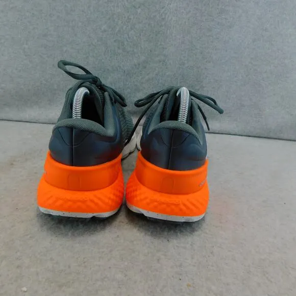 Under Armour Men's Charged Escape 4 Running Sneakers Grey/Orange Size 9.5