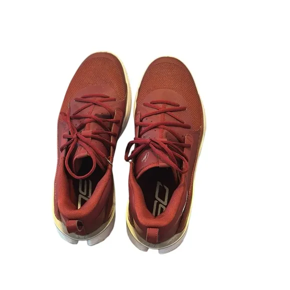 Under Armour Team Curry Unisex Red Athletic Shoes Men’s Size 14 Women’s 15.5